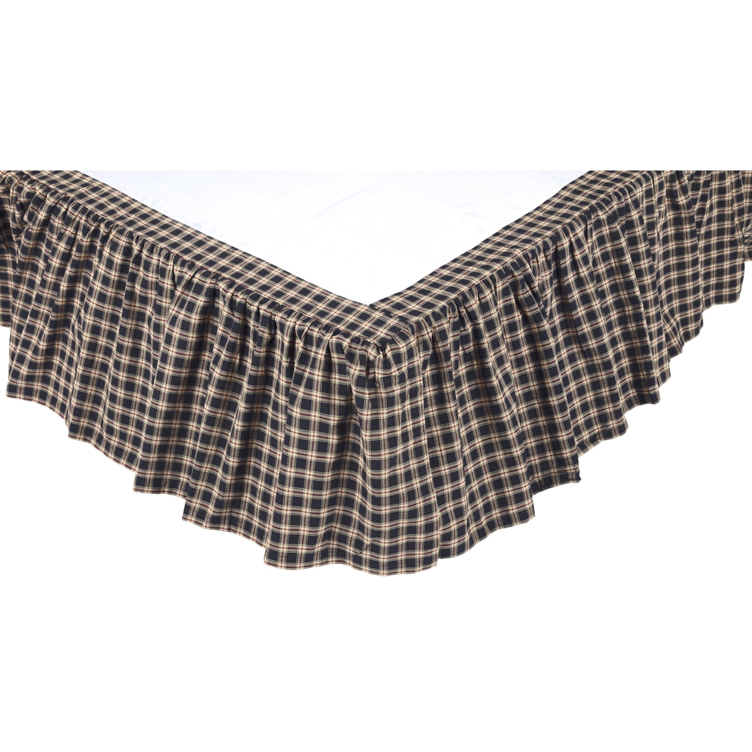 VHC Brands Bingham Star 9369 Bed Skirt, King