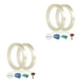 thumbnail image 2 of Decodeary 2Pcs Insulation Tapes Warning Line Sided Self Adhesive Waterproof Drawing Clear Positioning Tape Printing DIY Desktop 2Set, 2 of 6