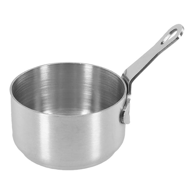 Bgsha Poêle en Acier Inoxydable, Petite Casserole Casserole à Lait Mini Casserole Antiadhésive Petite Casserole avec Poignée pour Réchauffer Café Thé Soupe