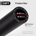 thumbnail image 3 of 3/8" Heater Hose Coolant Radiator Straight 100PSI SAE 20R3 10FT Black 10FT 3/8 10FT, 3 of 5