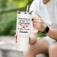 thumbnail image 3 of 40oz Christian Tumblers with Handle Gifts for Women Mom - Sometimes You Forget You Are Awesome Gifts - Inspirational Encouragement Motivational Healing Gifts for Women, 3 of 6
