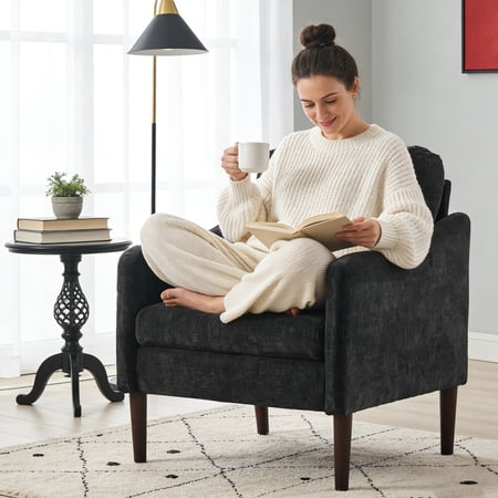 studyset modern accent chair chenille product