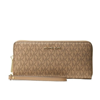 財布 Michael Kors FULTON FLAP CONTINENTAL Michael Kors Fulton Flap Continental Leather Wallet, Gunmetal