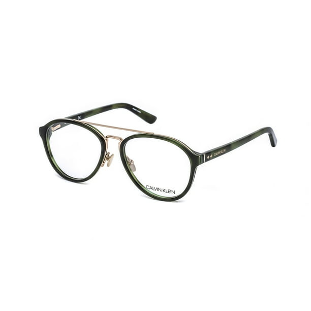 Calvin Klein Men's Green Aviator/Pilot Eyeglass Frames CK1851134053 - Calvin Klein Men's Green Aviator/Pilot Eyeglass Frames CK1851134053 -