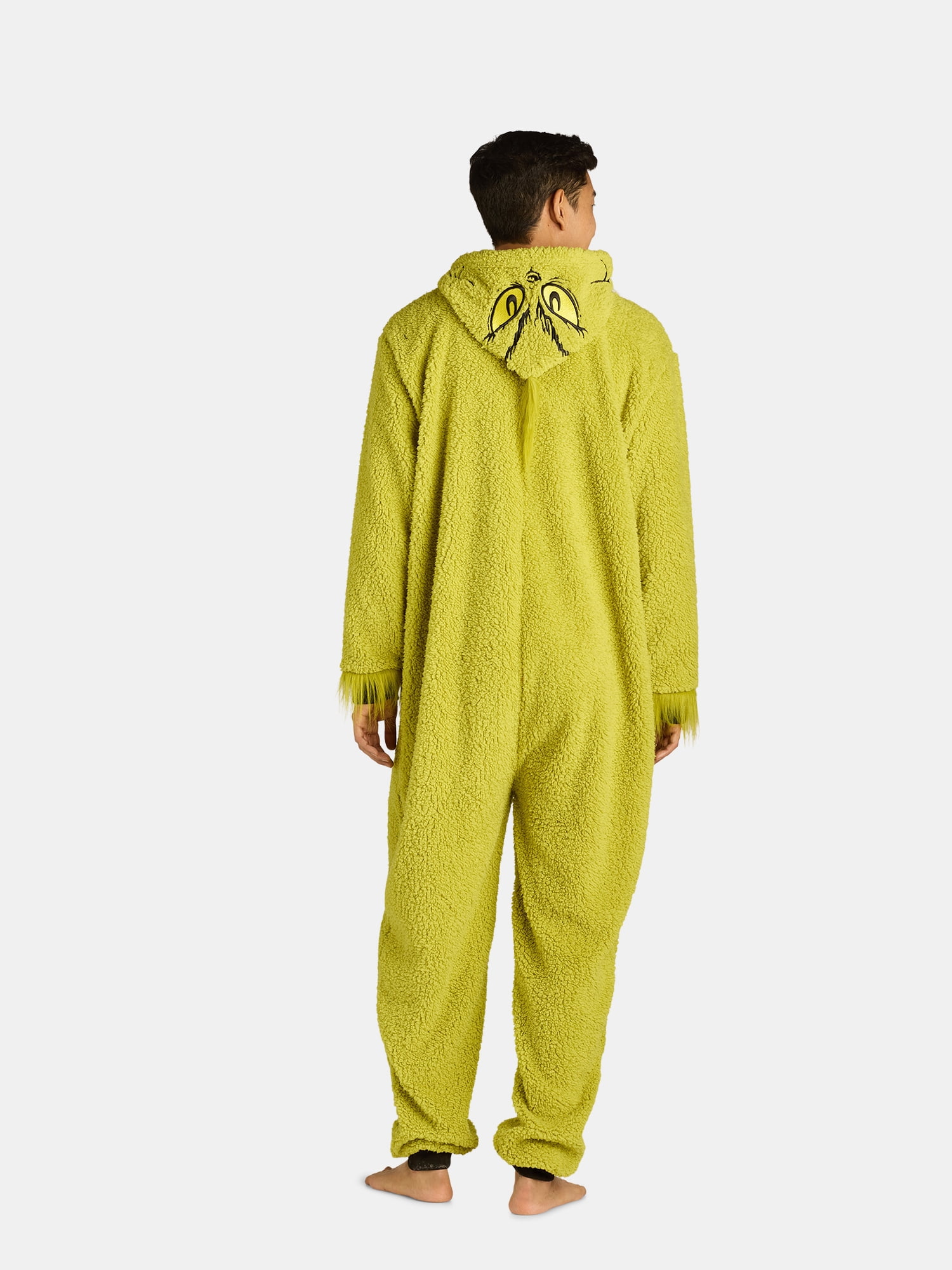 Dr. Seuss Men's Grinch Pajamas Union Suit, Sizes S-XL