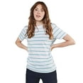 thumbnail image 2 of Front Row  Adult Striped T-Shirt, 2 of 5