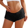 thumbnail image 1 of PMVFHDE Panties For Women Plus Size Ruffled Triangle Panties For Comfort And Style Black, 1 of 7