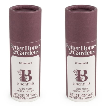 Better Homes & Gardens 100% Pure Essential Oil: Cinnamon, 15mL, 2-Pack