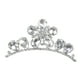 thumbnail image 3 of Corona elegante de princesa reina con peines para niñas, accesorios para el cabello de fiesta. Blanco, 3 of 9
