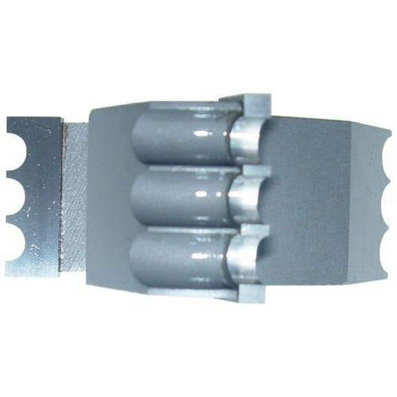 Magnate M096 Triple Bead & Flute Shaper Cutter - Bead Profile, 3/4" Bore, 1/8" Radius, 1" Cutting Height, 2-3/4" Overall Diameter