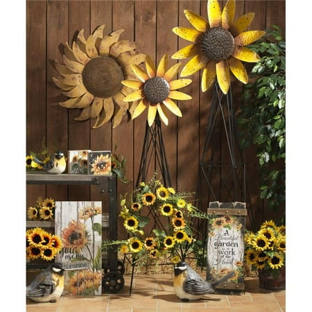 Gerson 2408240ec 22 In Diameter Metal Sunflower Wall Decor Gerson 2408240ec 22 In Diameter Metal Sunflower Wall Decor