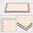 thumbnail image 5 of 1pc Rectangle Basket Bottom Natural Wooden Crochet Basket Base Blank Knitting Crochet Basket Bottom Shapper for DIY Basket Weaving Supplies 7.8x5.9” DIY, 5 of 7