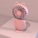 thumbnail image 3 of Ventilador Pequeño De Mano Mini ventilador portátil de escritorio de 800 mAh para deportes domésticos (rosa) Ndcxsfigh Libre de BPA, 3 of 5