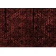 thumbnail image 1 of Ahgly Company Machine Washable Indoor Rectangle Abstract Red Modern Area Rugs, 8' x 10', 1 of 4