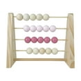 thumbnail image 2 of Ábaco de madera para niños, juguetes de matemáticas para suma y resta de 3, 4 y 5 años. Rosado, 2 of 8