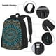 thumbnail image 3 of Disketp Mandala Mochila Estampada de Gran Capacidad con Lonchera y Estuche, Set de 3 Piezas para Estudiantes, 3 of 7