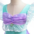thumbnail image 3 of Baby Girls Mermaid Bathing Suit One Piece Swimsuit Beach Dress, 3 of 6