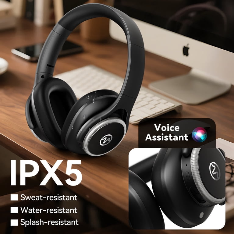 VEAT00L Active Noise Cancelling Over-Ear Headphones photo 2