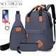 thumbnail image 2 of Mochila Shendy Vendy Backpack Impermeable Set De 3pzs Con Riñonera Y Puerto Usb, 2 of 6