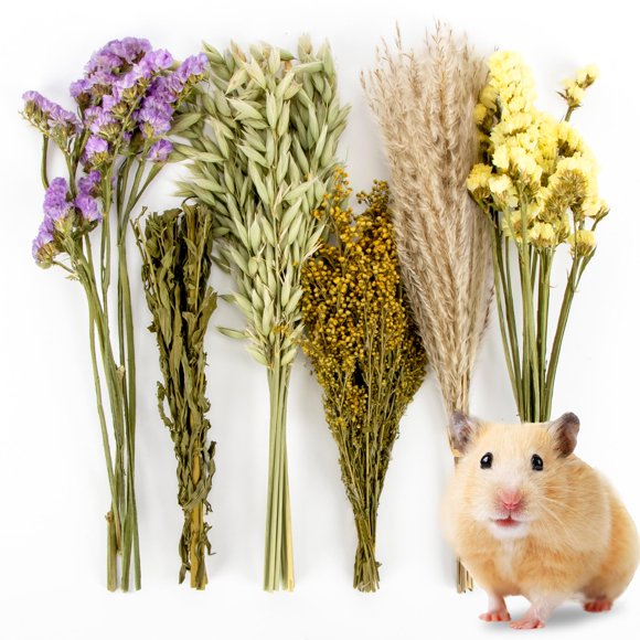 Ropa de cama para hámster Habitat Decor Sukh, 42 unidades, hierbas con flores naturales