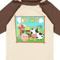 thumbnail image 4 of Inktastic I'm Two Farm Animals Wearing Birthday Party Hats Boys or Girls Long Sleeve Baby Bodysuit, 4 of 5