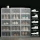 thumbnail image 2 of Caja de zapatos, zapatero de plástico transparente / caja de almacenamiento de zapatos Meterk blanco, 2 of 7