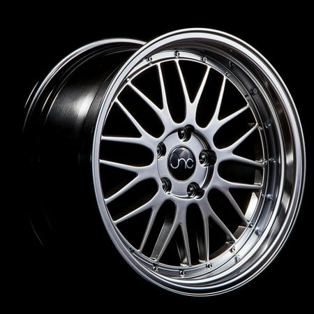 For 18x9 inch (1 Single Wheel Only) JNC Wheels - 18" JNC005 Hyper Black Machine Lip Rim - 5x100 JNC Wheels-18515144518