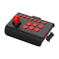 thumbnail image 2 of Arcade Rocker Game Joystick, Arcade Game Console Rocker, Rechargeable Retro Arcade Game Handle Controller for Computer, Smartphones, , Black Red, 2 of 8