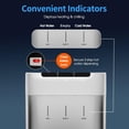 thumbnail image 6 of SOOPYK UV Self-Cleaning Water Cooler Dispenser for 3-5 Gallon Bottle Bottom Loading with 3 Temperature Settings Silver, 6 of 9