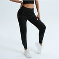 thumbnail image 2 of Lenpel Women's Joggers Lightweight High Waisted Athletic Yoga Leggings Tapered Lounge Pants with Pockets, 2 of 4