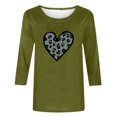 thumbnail image 6 of Blouses for Women Dressy Casual 3/4 Sleeve,Saint Patricks Day for Women Shamrock 3/4 Sleeve Shirt Funny Irish Graphic Tee Spring Party Tops, 6 of 7