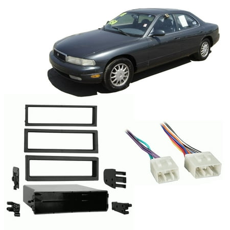 Fits Mazda 929 1992-1995 Single DIN Aftermarket Harness Radio Install