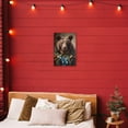 thumbnail image 3 of Stupell Industries Rustic Lodge Christmas Grizzly with Wreath Canvas Art, 16 x 24, by Tina LeCour, 3 of 8