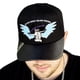 thumbnail image 3 of VAGO Style EL AZUL Gorra Artesanal Negra Visera Curva, 3 of 5