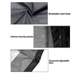 thumbnail image 4 of Little Donkey Andy Men's Waterproof Long Hooded Rain Jacket Outdoor Breathable Rain Shell for Hiking,Golf,Travel Black Size S, 4 of 7