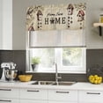 thumbnail image 4 of Sweet Home Curtain Valances for Windows, Kitchen Valance Window Treatments Panel 2 Pack, Western Stars Bird Houses Country Vintage Rod Pocket Short Curtains for Bathroom Bedroom 42 x 18 Inch, 4 of 8