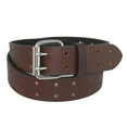 thumbnail image 2 of Dickies Work Belt for Men - Leather with Double Prong Buckle for Jeans and Heavy Duty Construction, 2 of 3
