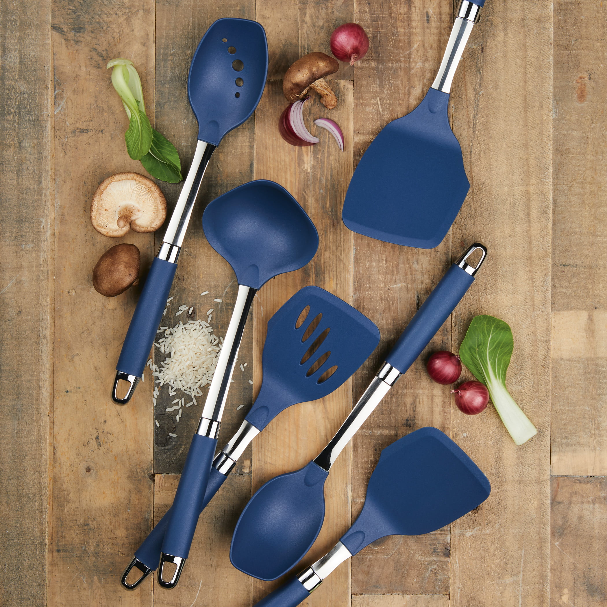 Anolon Tools and Gadgets SureGrip Nonstick Kitchen Utensil Set, 10-Piece