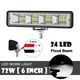 thumbnail image 1 of 72w coche barra de luz de trabajo led 4x4 motocicleta faros externos 24 barra de trabajo led todoterreno suv atv tractor barco camiones excavadora 12v 24v led combo beam huangjie unisex, 1 of 2