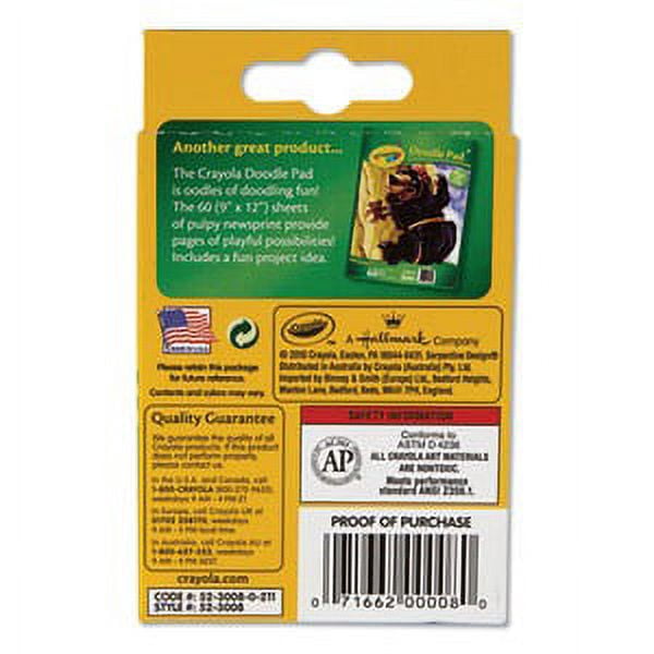 Crayola Classic Color Crayons, Peggable Retail Pack, 8 Colors, Pack of 12