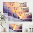 thumbnail image 4 of Designart ' Bridge Of Meandering River With Winter Scenery II ' Lake House Canvas Wall Art Print, 4 of 4