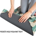 thumbnail image 3 of 74x26 Inch Yoga Towel, Sweat Absorbent Non-Slip Mat for Hot Yoga, Pilates & Fitness,Dachshund Sweater Paw Beige Pattern, 3 of 5