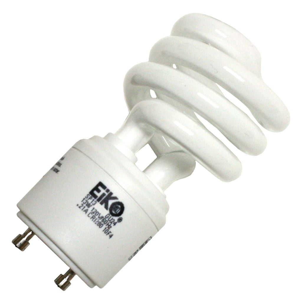 27W 1850 Lumens TCP 33127SP35K CFL Spiral Light Bulb GU24 Base 3500K - 120V 