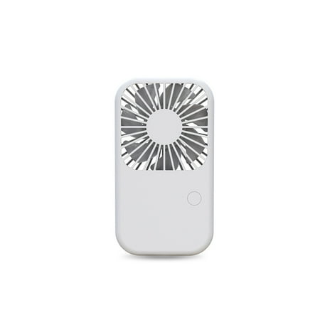 

maytalsoy Handheld Mini Air Fan Adjustable 4W Rechargeable Portable Desktop Cooling Fans Gift Pocket Phone Holder Bracket School White