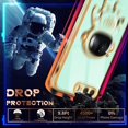 thumbnail image 5 of for iPhone 7 Plus/iPhone 8 Plus Case Astronaut Cute for Women Girls Girly Unique Light Green Phone Cases with Astronaut Hidden Stand Kickstand 6D Design Cover for iPhone 7Plus/8Plus 5.5 inch, 5 of 11