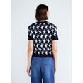 thumbnail image 3 of Free Assembly Women's and Women's Plus Cozy Yarn Sweater Tee with Short Sleeves, Sizes XS-4X, 3 of 5