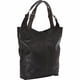 thumbnail image 1 of Sharo Classic Leather Bolso Tote Black Hobo de Piel Suave, 1 of 6