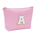 thumbnail image 4 of ievspot 2 Pcs Cosmetic Storage Bags Initial Letter Cosmetic Makeup Pouch Zipper Closure Makeup Organizer Bags, 4 of 5