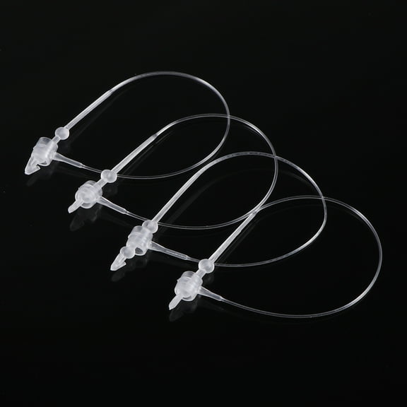 KALLORY 9In Hangable Tag String in Transparent for Price Tag and Clothing Label 2000Pcs