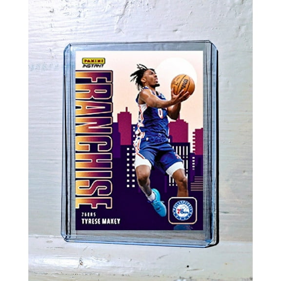 Tyrese Maxey 2023-24 NBA #13 Franchise Basketball Card Philadelphia 76ers 1/485
